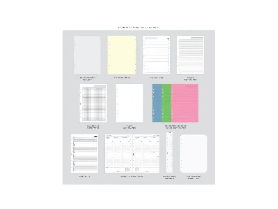 Filofax systemkalender Saffiano A5 Blush