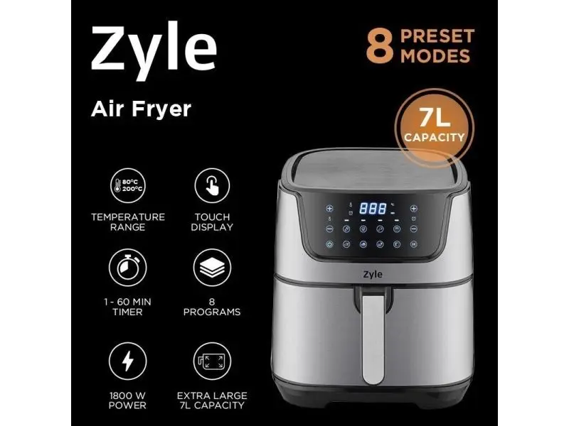 Varmluftfrityrkoker Zyle ZY895SAF