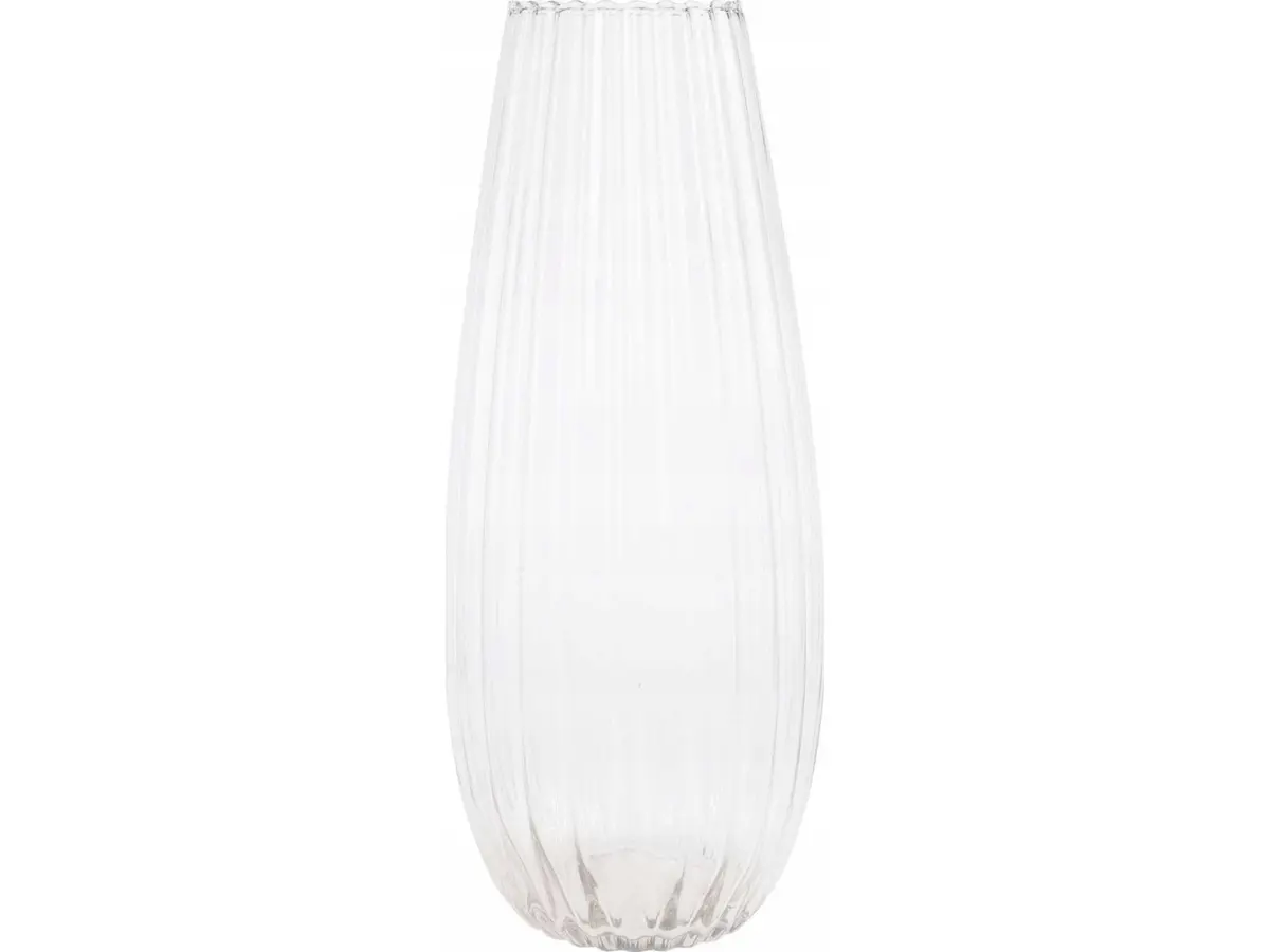 Smal glassvase, Ø 20 x 50 cm