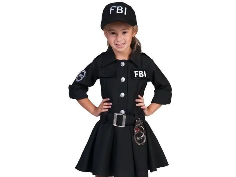 FBI Agent kostume, pige