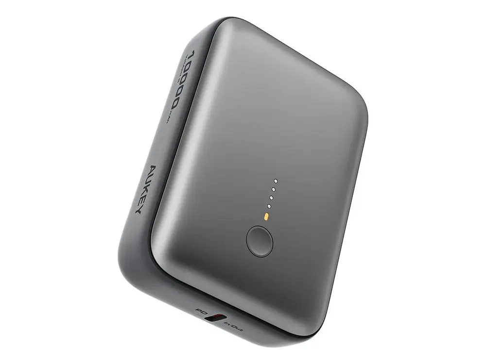 AUKEY 157000, 10000 mAh, Power Delivery, 15 W, Grå