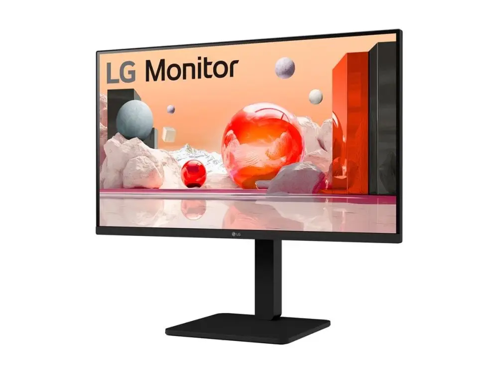 LG 27BA550-B - LED-skjerm - 27" - 1920 x 1080 Full HD (1080p) @ 100 Hz - IPS - 250 cd/m² - 1300:1 - 5 ms - HDMI, VGA, DisplayPort - høyttalere - svart