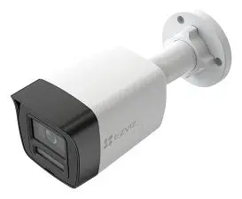 EZVIZ H3K PoE 4K, IP-sikkerhetskamera, Utendørs, Koblet med ledninger (ikke trådløs), Vegg, Sort, Hvit, Kule (form)
