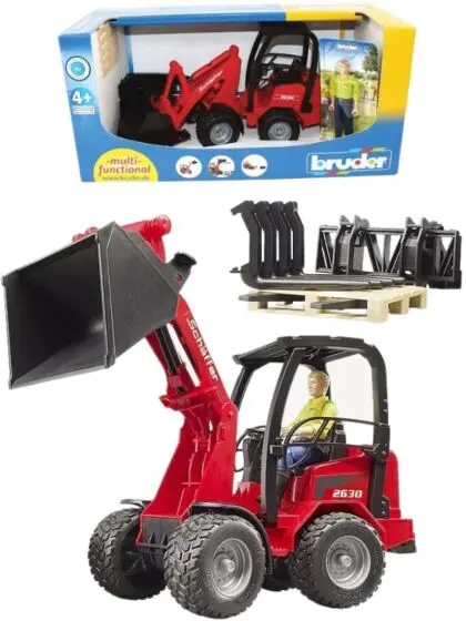Bruder Schäffer 2630 kompaktlaster med tilbehør - 02191
