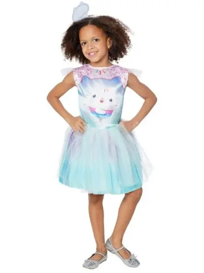 Gabby Cakey Cat Tutu kostyme - klassisk kjole - 3-5 år - 104 cm