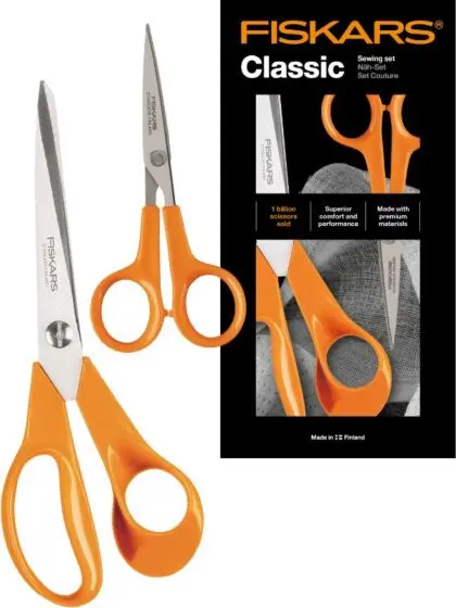Fiskars Classic saksesett - universalsaks og sysaks
