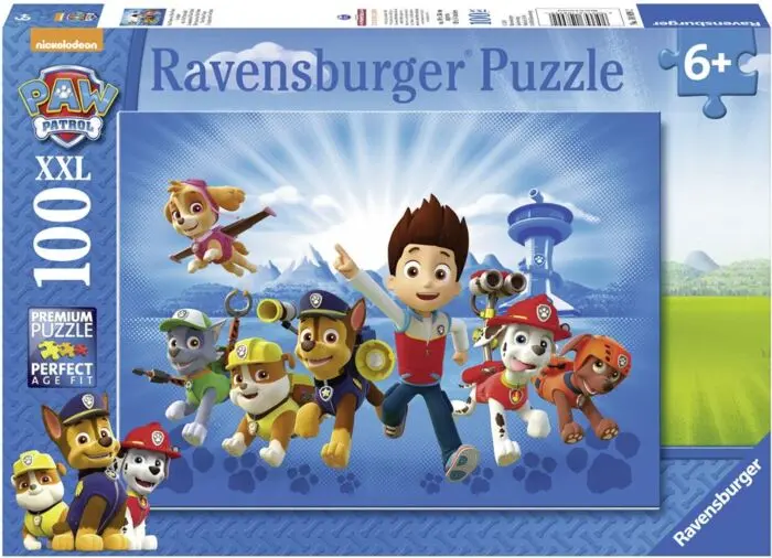 Ravensburger PAW Patrol XXL puslespill 100 brikker - Ryder og gjengen