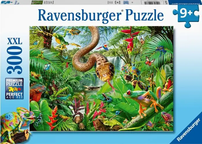 Ravensburger puslespill 300 brikker - Reptile Resort
