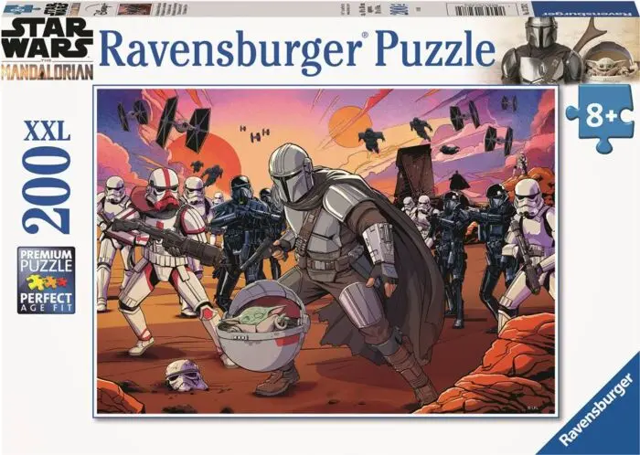 Ravensburger Star Wars  XXL puslespill 200 brikker - The Mandalorian Face-Off