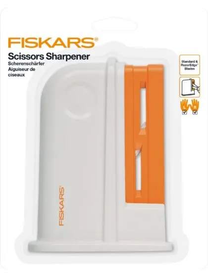 Fiskars universal saksesliper - til alle typer sakser med rette blader