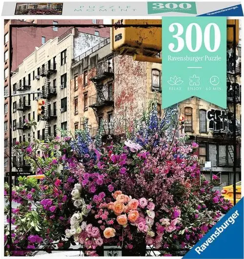 Ravensburger puslespill 300 brikker - Flowers in New York