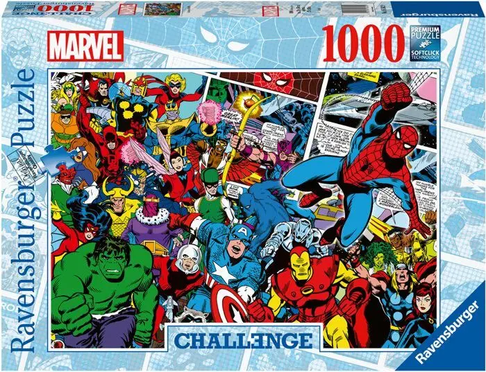 Ravensburger Avengers puslespill 1000 brikker - Marvel utfordring