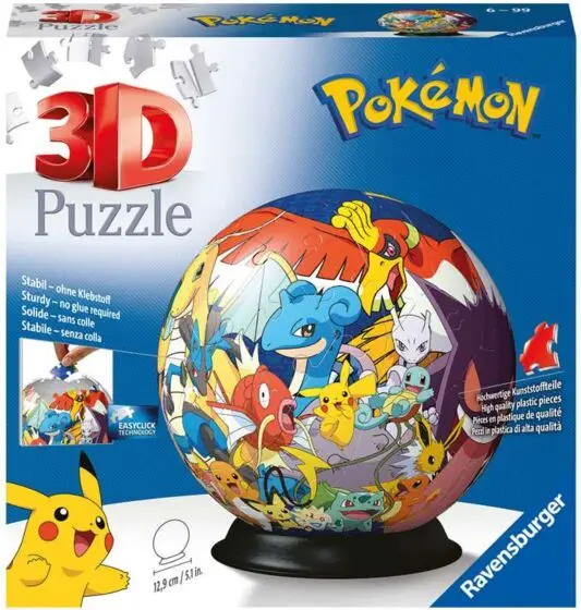 Ravensburger Pokemon 3D puslespill 72 brikker - PokeBall