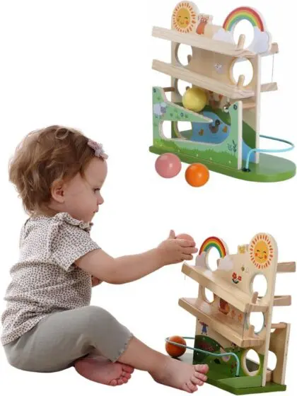 EduFun kulebane i tre med 3 kuler