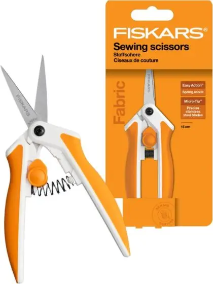 Fiskars fjærbelastet sysaks 15 cm