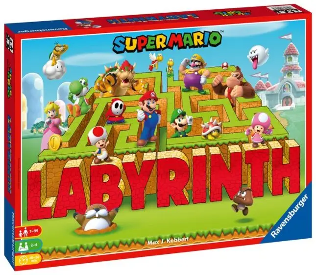 Ravensburger Super Mario Labyrinth - morsomt brettspill