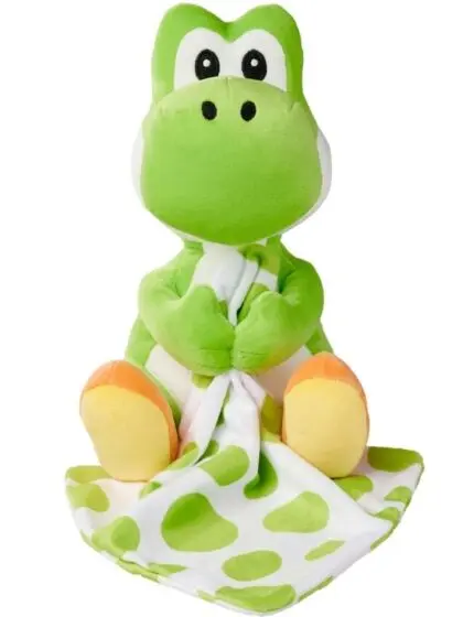 Super Mario Yoshi koseklut med bamse - 23 cm
