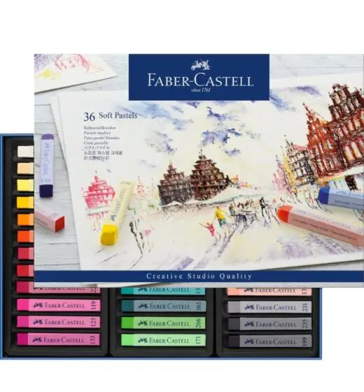 Faber-Castell myke fargestifter - 36 farger