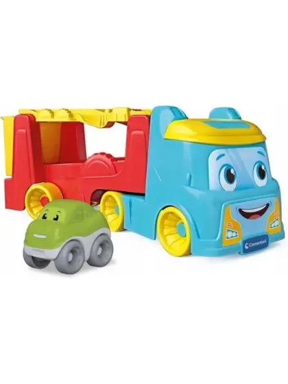 Clementoni 2-i-1 Biltransport og bilbane