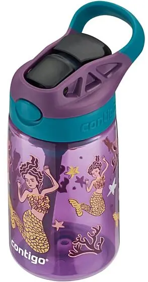 Contigo Kids cleanable drikkeflaske 420 ml med autospout-teknologi - Havfruer