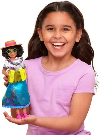 Disney Princess Encanto musikalsk dukke - Mirabel som synger og spiller trekkspill - 28 cm høy