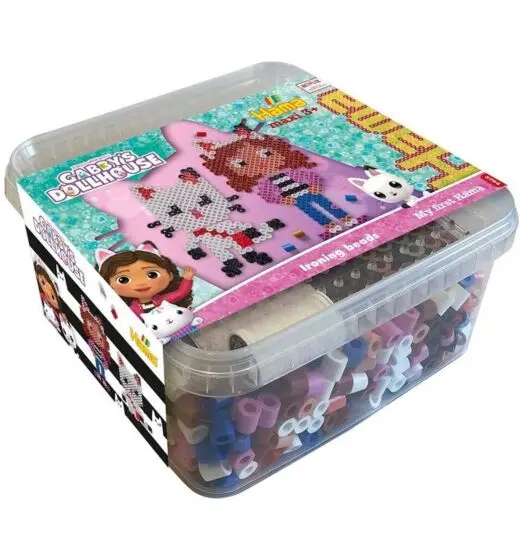 Hama Maxi Gabbys Dukkehus - boks med perler og perlebrett - 900 perler