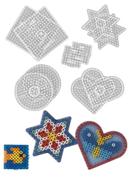 Hama Maxi 10 perlebrett - geometriske former