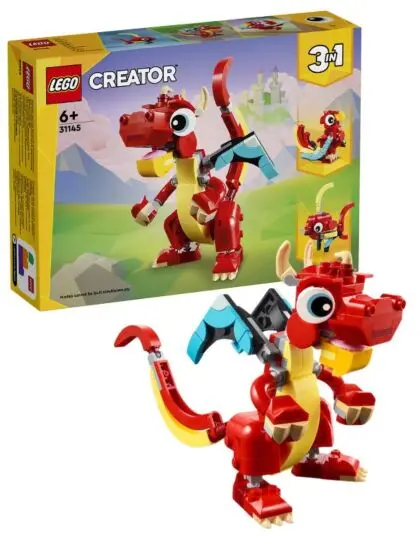 LEGO Creator 31145 Rød drage 3-i-1