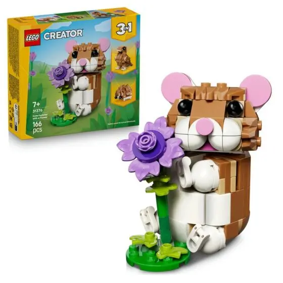 LEGO Creator 31376 Søt hamster med en blomst