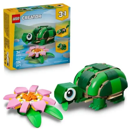 LEGO Creator 31377 Skilpadde med vannliljeblomst