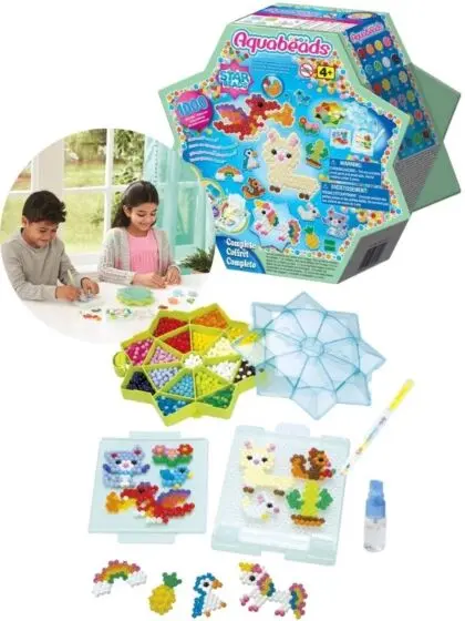 Aquabeads Star Bead Studio - med 1000 vannperler i 24 ulike farger