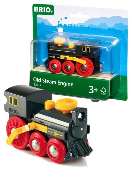 BRIO Damplokomotiv - gammeldags sort 33617