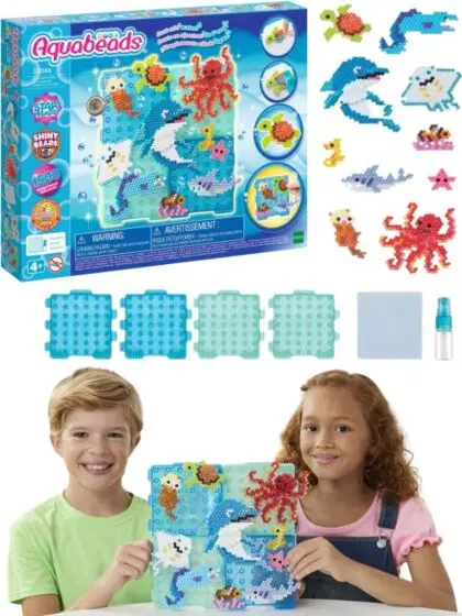 Aquabeads vannperlesett med undervannstema - 1500 vannperler