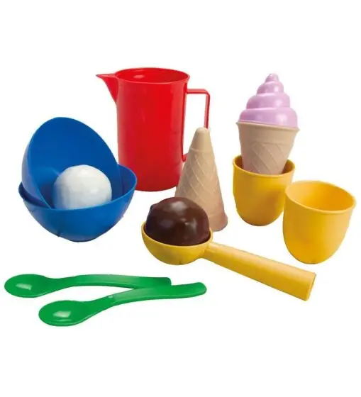 Dantoy iskremsett - svanemerket lekemat i plast - 13 deler
