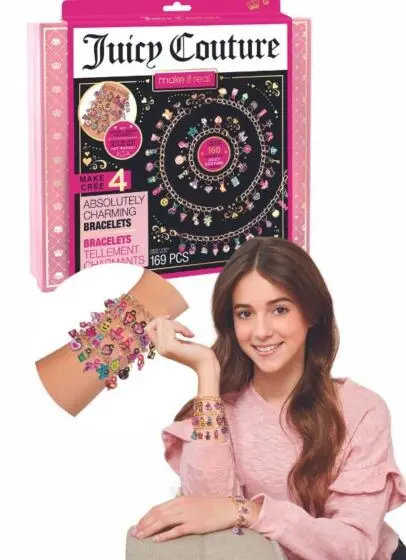 Make It Real Juicy Couture Absolutely Charming Bracelets - lag 4 armbånd med charms