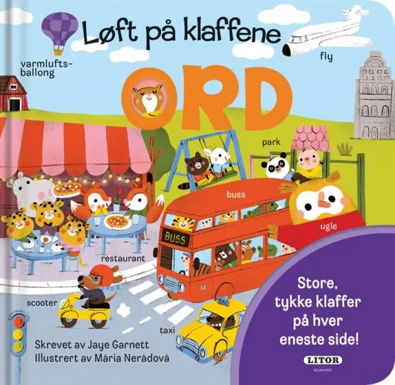 Pekebok - ORD - lekebok med klaffer