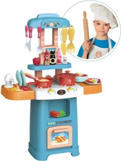 MasterChef Junior lekekjøkken med lys og lyd – 31 tilbehør