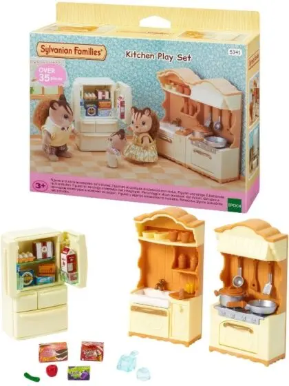 Sylvanian Families kjøkken - møbelsett 37 deler