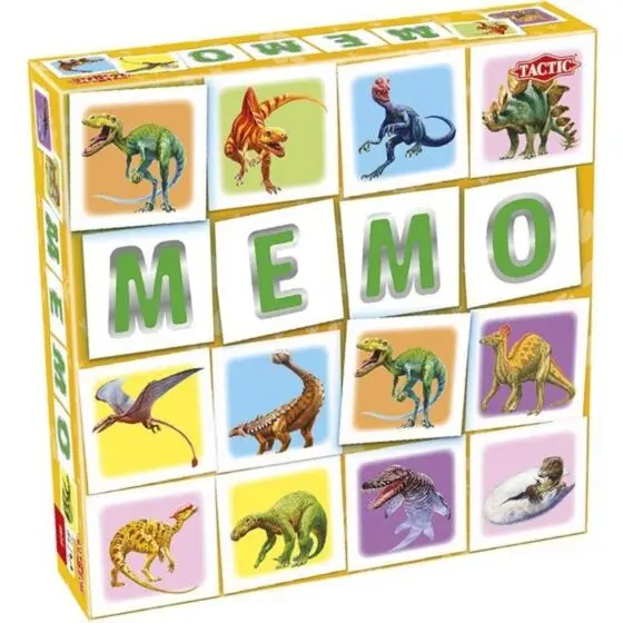 Memo spill med dinosaurer - finn to og to like