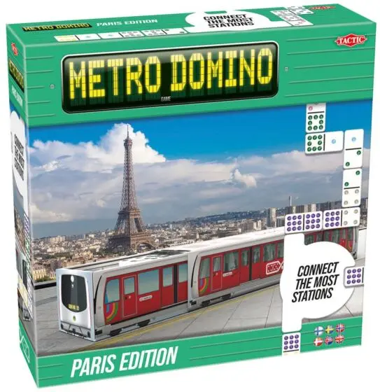 Metro Domino: Paris edition - dominospill med stasjoner