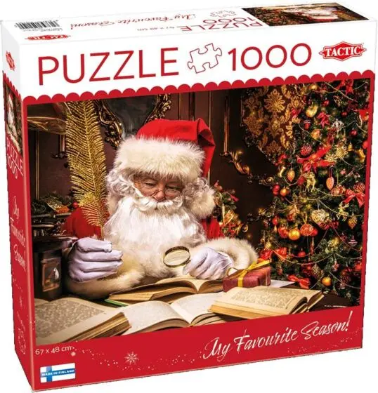 Tactic puslespill 1000 brikker - Julenissens rom