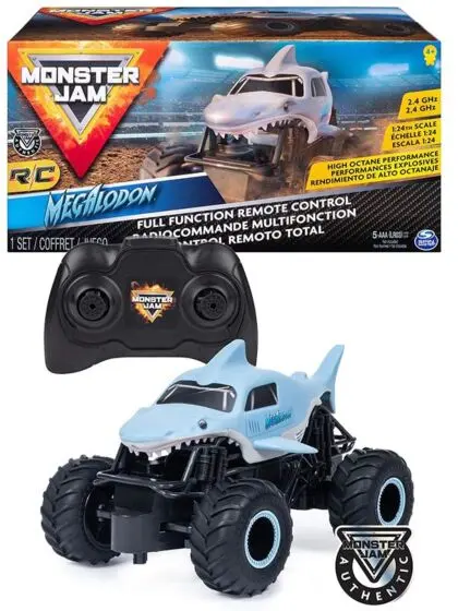 Monster Jam RC Megalodon Storm fjernstyrt bil - 1:24