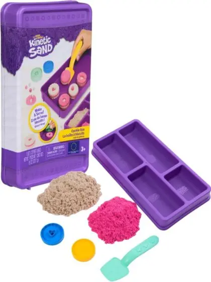 Kinetic Sand Cookie Box lekesett med magisk sand