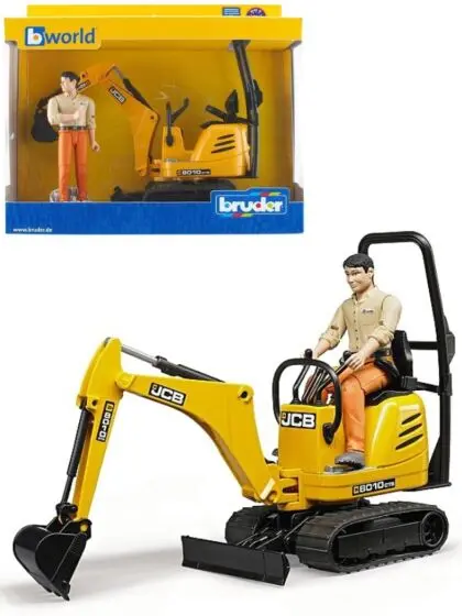 Bruder JCB 8010 CTS minigravemaskin med figur - 62002