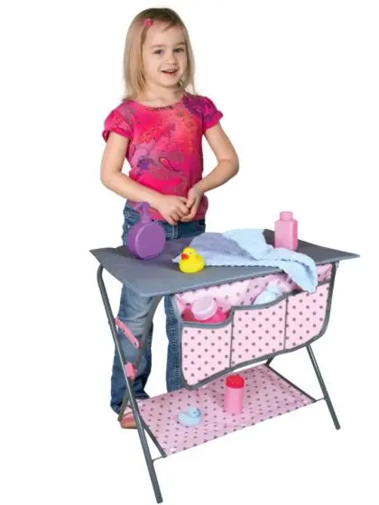 Lissi Dolls Sammenleggbart stellebord - til dukke opptil 35 cm