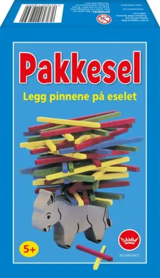 Pakkesel barnespill - legg pinnene på eselet