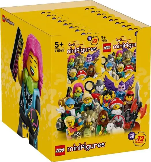 LEGO Minifigures 71045 series 25 - komplett boks med 36 minifigurer