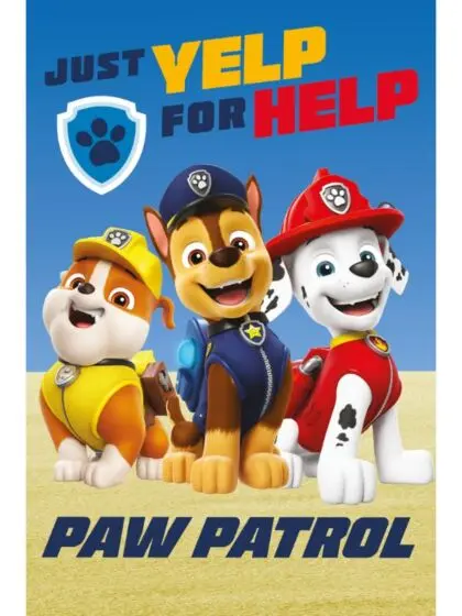 PAW Patrol Pledd - 120x150 cm