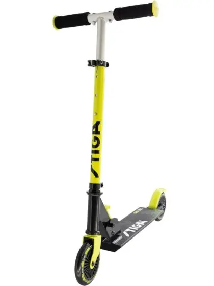 Stiga Comet 120-S to-hjuls sparkesykkel for barn - Sort og lime