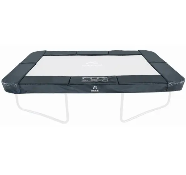 Mzone Pro Edition trampolinepolstring 2,43 x 3,65 m rektangulær trampoline - 2020 modell